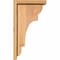 Ekena Millwork New Brighton Smooth Corbel w/Backplate, Western Red Cedar, 7 1/2"W x 10"D x 18"H COR08X10X18NEB01SWR - alternate 2